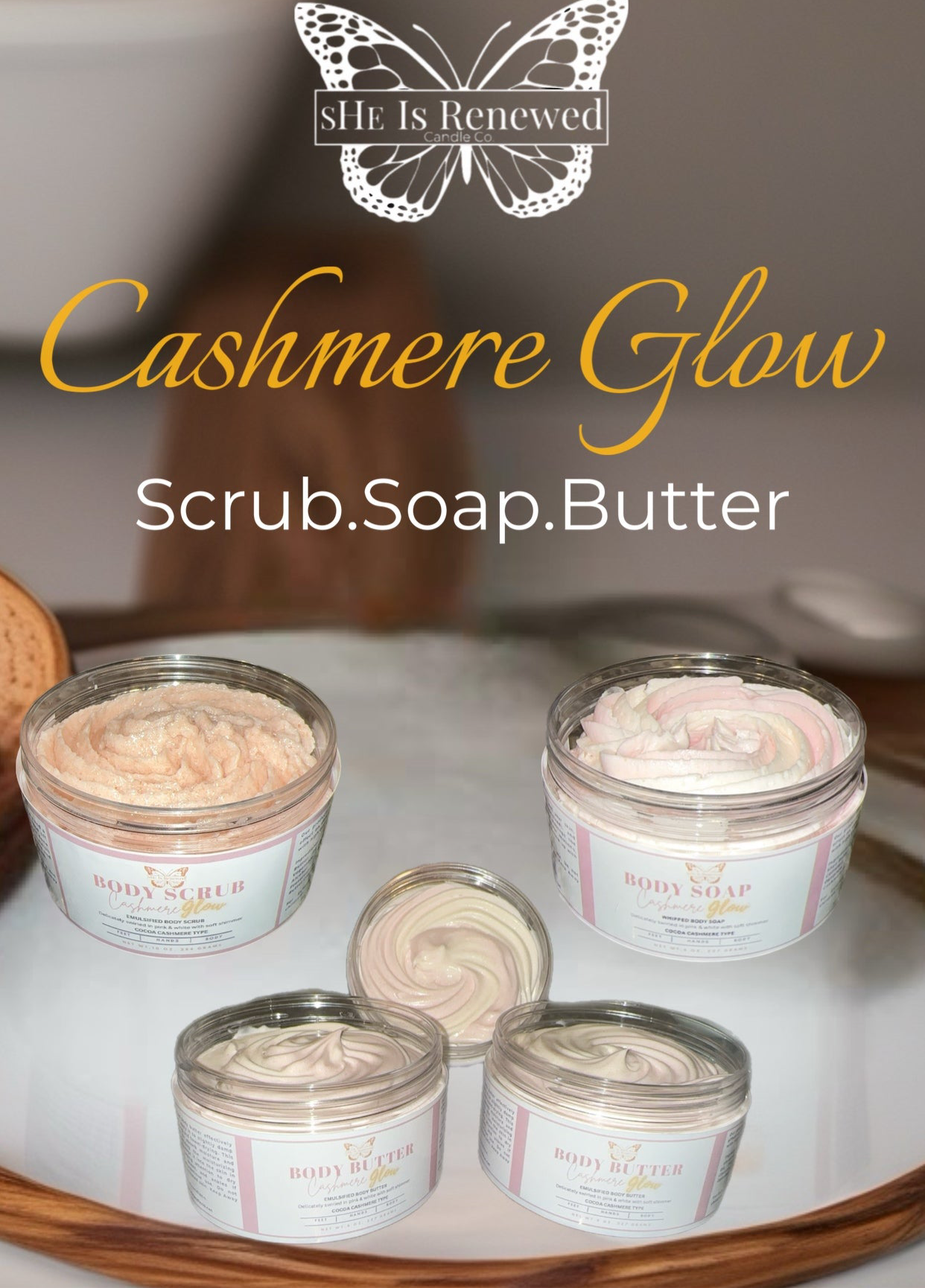 Cashmere Glow – Body Care Trio in