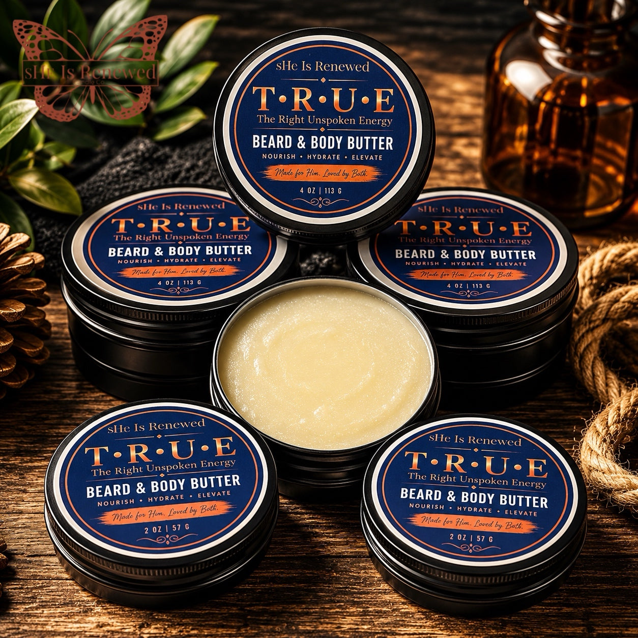 T•R•U•E Beard & Body Butter
The Right Unspoken Energy