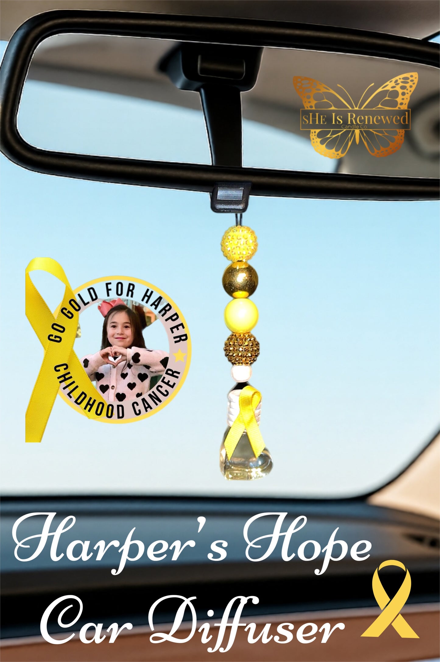Harper’s Hope Car Diffuser – Preorder 💛