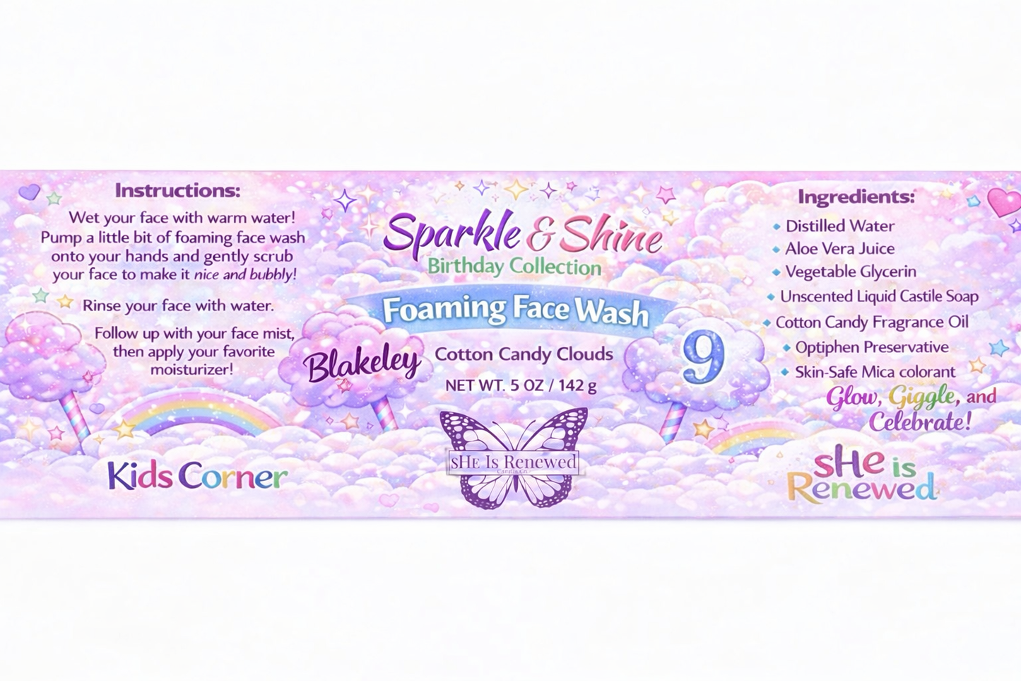 Renewed Skincare Kids Corner – Foaming Face Wash