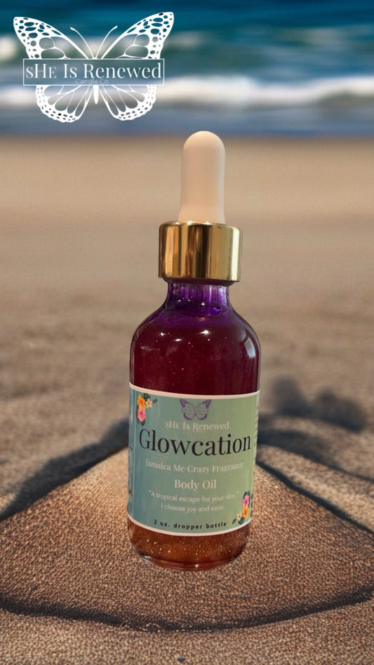 🌺 Glowcation Shimmer Body Oil