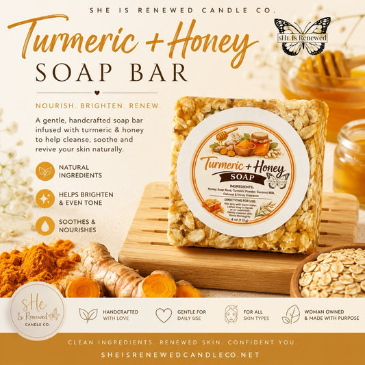 Turmeric + Honey Soap Bar