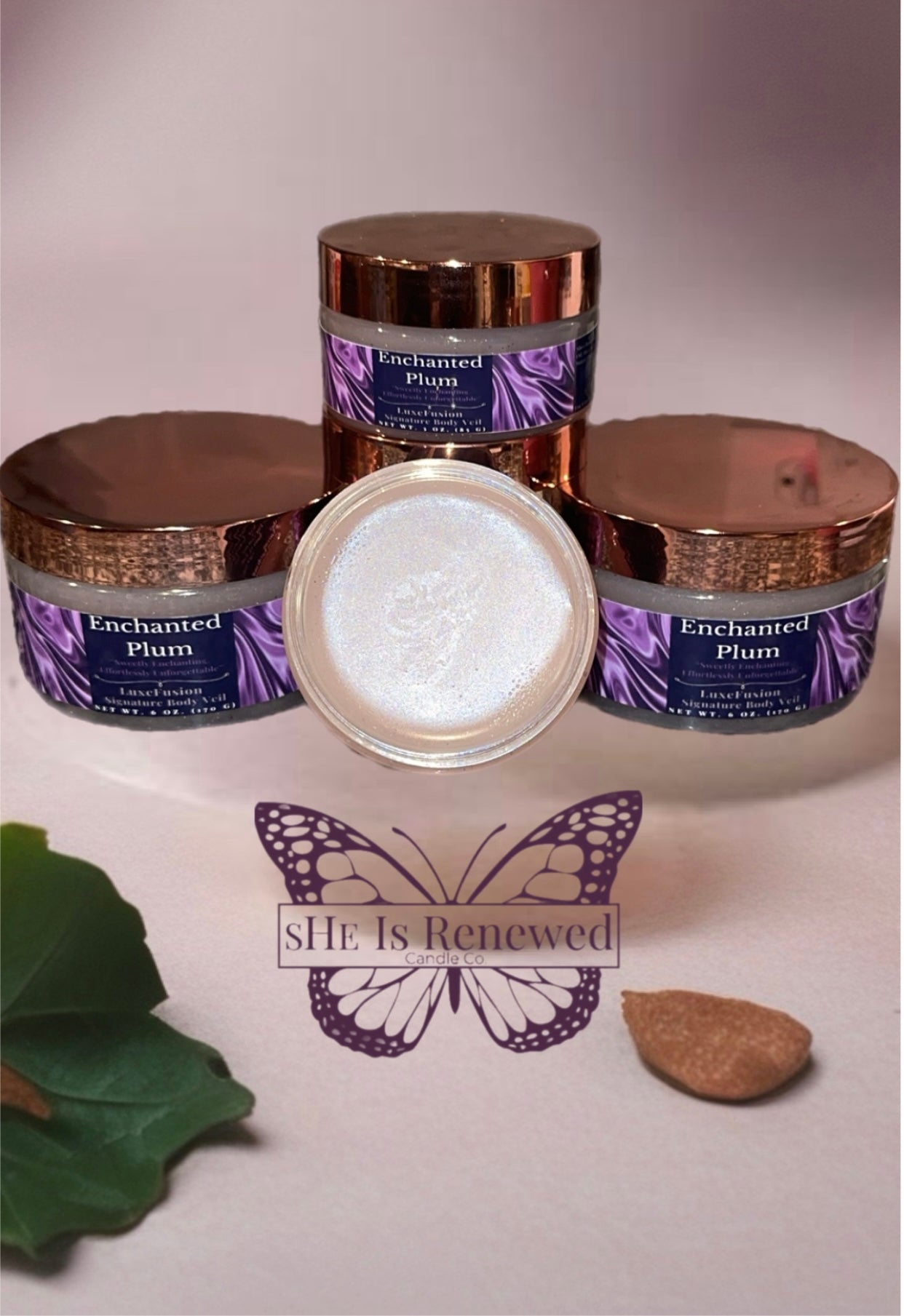 Enchanted Plum-Body Veil