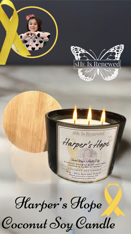Harper’s Hope Coconut Soy Candle – Preorder