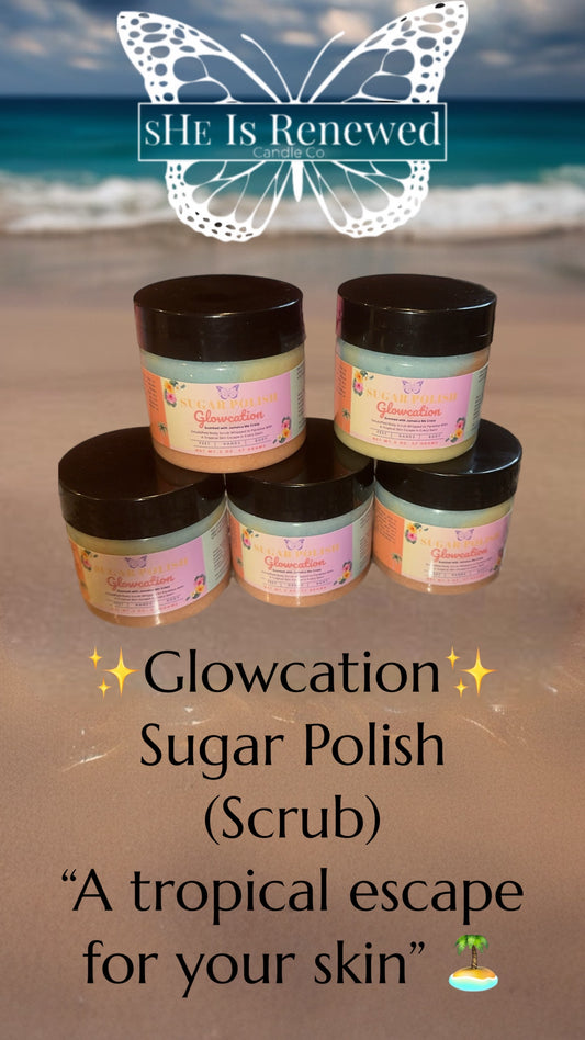 Glowcation Sugar Polish – 2 oz Mini