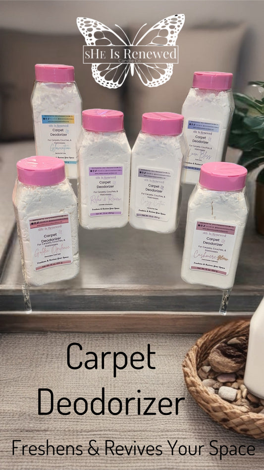 Carpet Deodorizers 
Freshens & Revives Your Space