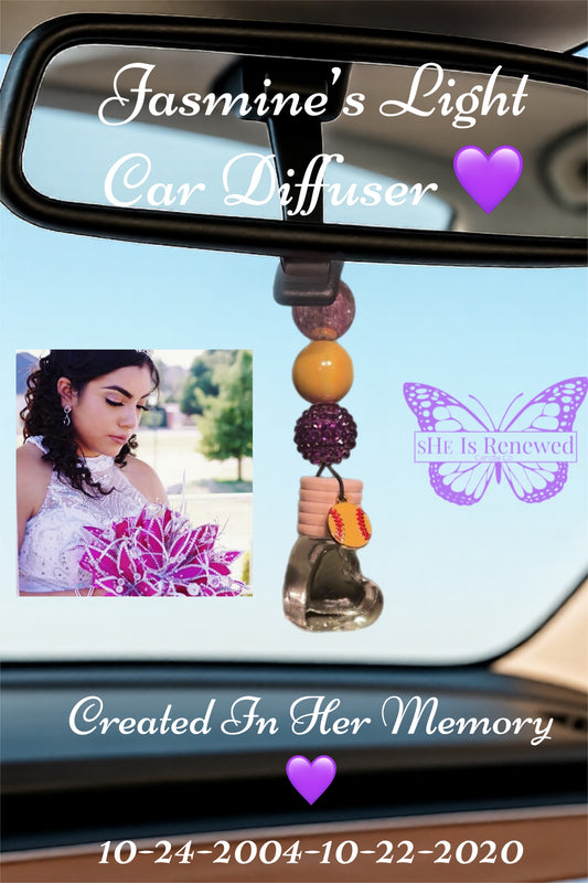 Jasmine’s Light Car Diffuser – Created in Her Memory-PREORDER